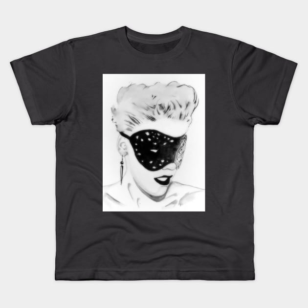 Mask Kids T-Shirt by Jadenkai